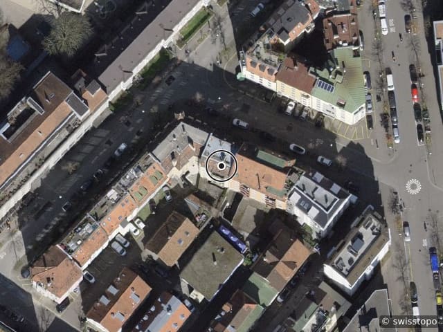 Luftbild Kanzleistrasse 229, Zürich