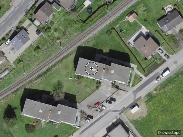 Luftbild Rue de la Clef 13D, St-Imier