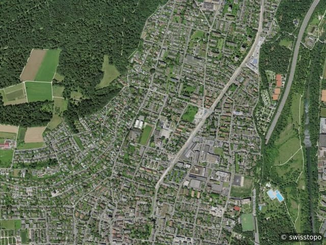 Luftbild Reinach