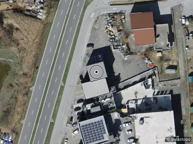 Vista aerea della posizione – Weidenweg 225, 3900 Brig