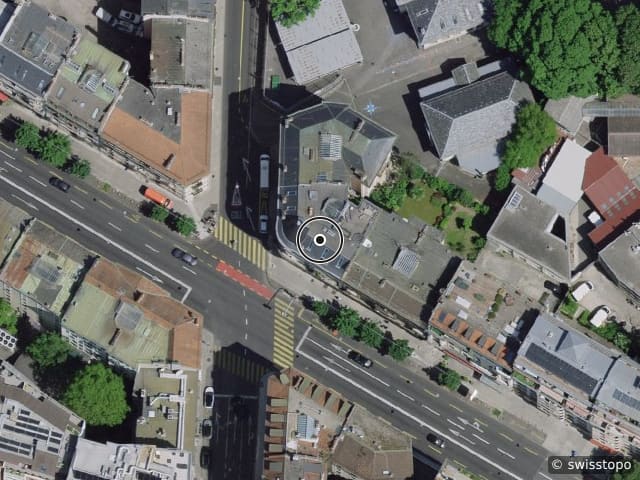 Luftbild Avenue Pictet-de-Rochemont 25, Genève