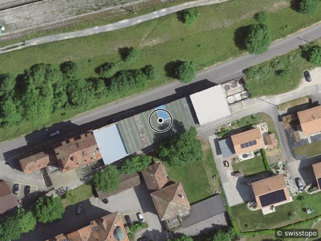 Aerial view of the location – Rue du Nord 13, 1337 Vallorbe