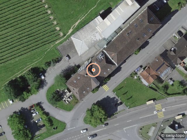 Luftbild der Lage – Alte Landstrasse 106, 9445 Rebstein