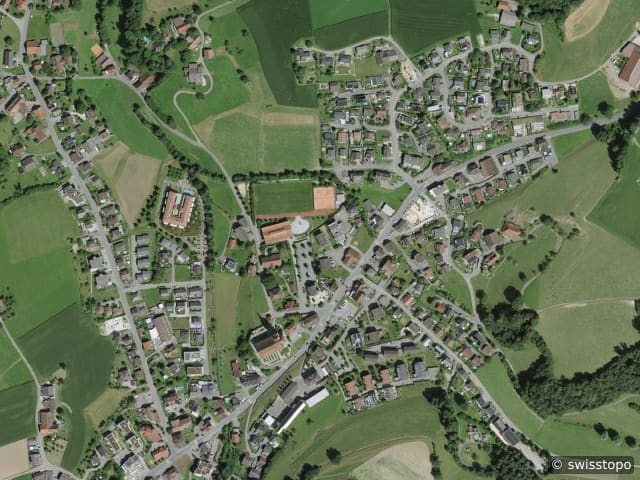 Luftbild: das Gebiet