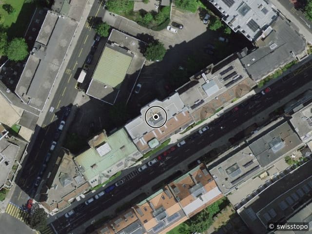Luftbild Rue Emile-Yung 6, Genève