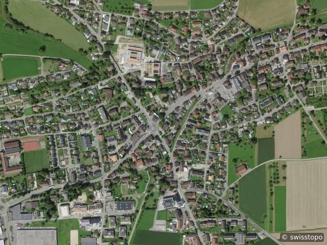 Luftbild Müllheim Dorf