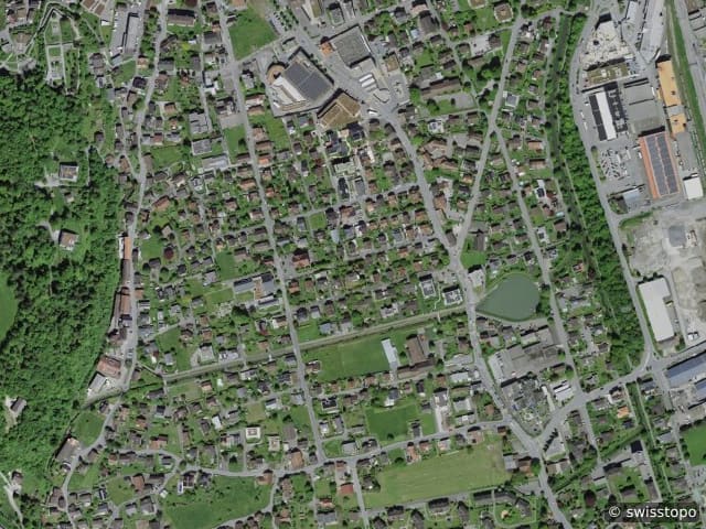 Luftbild Wiedenstrasse 50c, Buchs