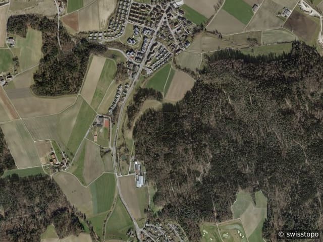 Luftbild Lufingen