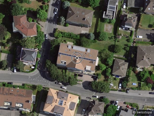 Luftbild Chemin des Osches 26, Lausanne